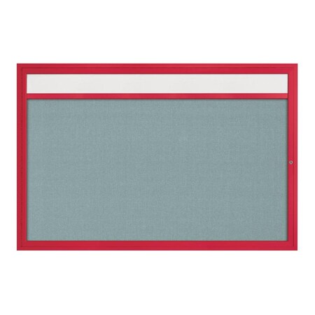 United Visual Products Hinge-less Radius Corkboard, 36"x36", Black Alum Frame/Dark Spruce UVEB3636R-BLACK-DRKSPR